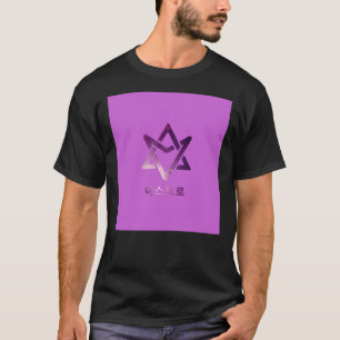 T-shirt ASTRO KPOP LOGO GALAXY Sleevels Top