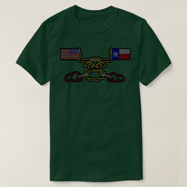 T-SHIRT ASTRODOME HOME EXÉCUTER SCOREBOARD BULL AND STICKE (Design devant)