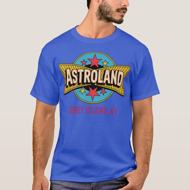 T-shirt Astroland - Coney Island, NY (Devant)
