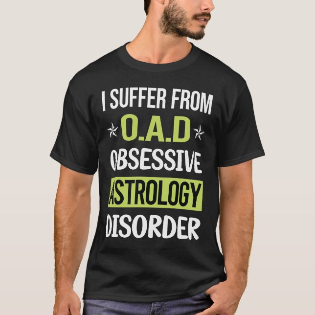 T-shirt Astrologie de l'amour obsessionnel (Devant)