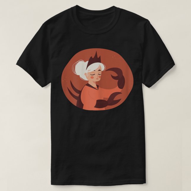 T-shirt Astrologie de l'Horoscope Zodiaque pour fe (Design devant)