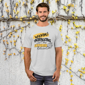 T-shirt Astrologie drôle Avertissement Saturn Retour