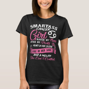 T-shirt Astrologie du Horoscope de la fille cancéreuse Sm