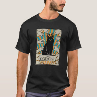 T-shirt Astrologie La Lectrice De Cartes De Tarot Goth Cha