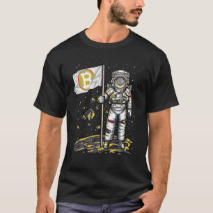 T-shirt Astronaut Bitcoin - À La Lune Satoshi Nakamoto