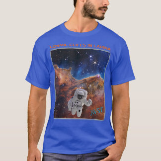 T-shirt Astronaut dans les falaises cosmiques Webb télesco