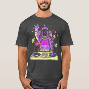 T-shirt Astronaut DJ Music Psychedelic Psytrusion Techno E