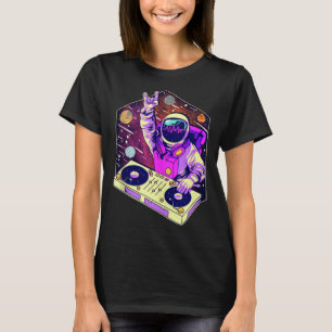 T-shirt Astronaut DJ Music Psychedelic Psytrusion Techno E