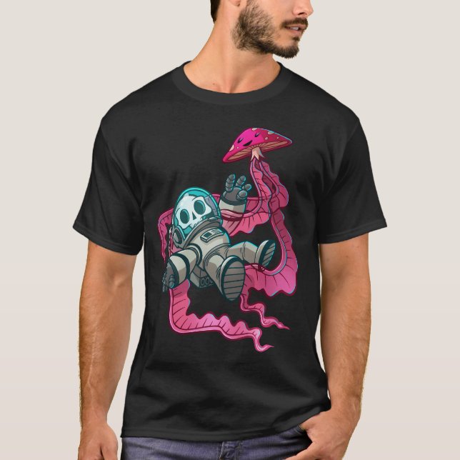 T-shirt Astronaut du crâne Nr4 (Devant)