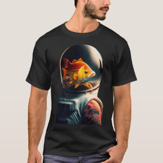 T-shirt Astronaut Fish