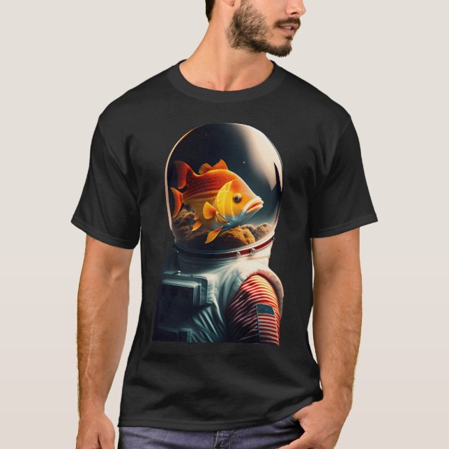 T-shirt Astronaut Fish (Devant)