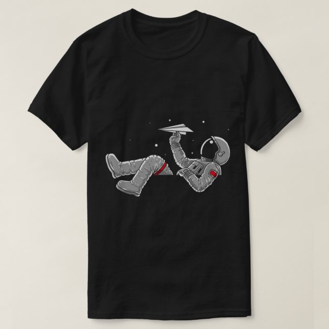 T-shirt Astronaut Floating in Space Design (Design devant)