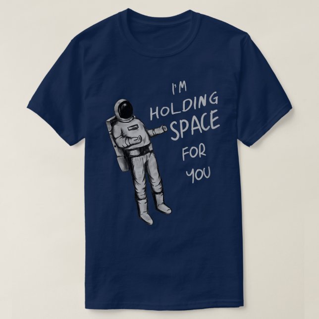 T-shirt Astronaut Holding Space T  (Design devant)