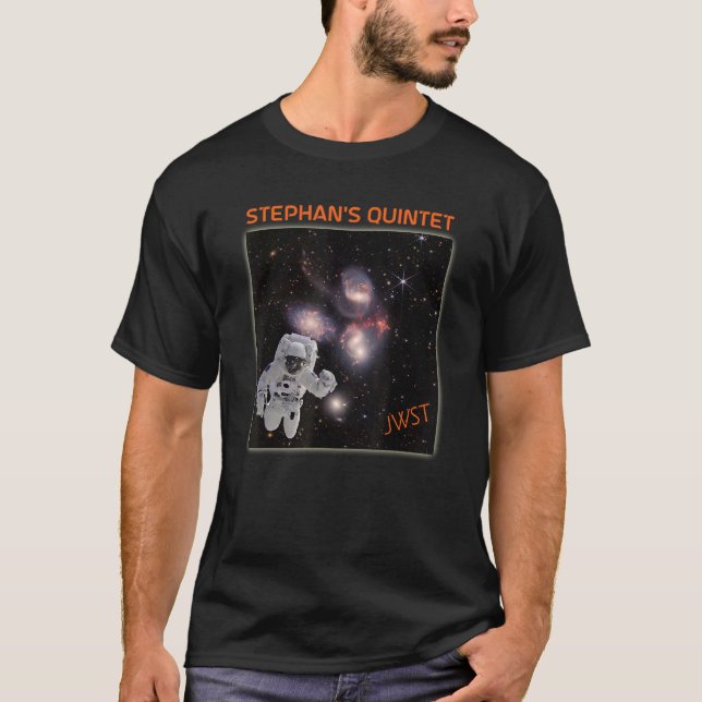 T-shirt Astronaut in Stephanu2019s Quintet Webb Space Tele (Devant)