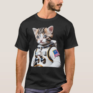 T-shirt Astronaut Kitten