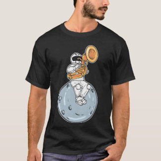 T-shirt Astronaut Marching Band Orchestra Member Gift vint
