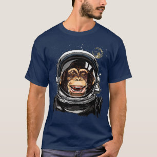 T-shirt Astronaut Monkey Exploration spatiale Amateur en a