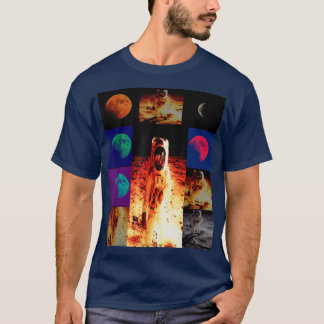 T-shirt Astronaut Moon EDM