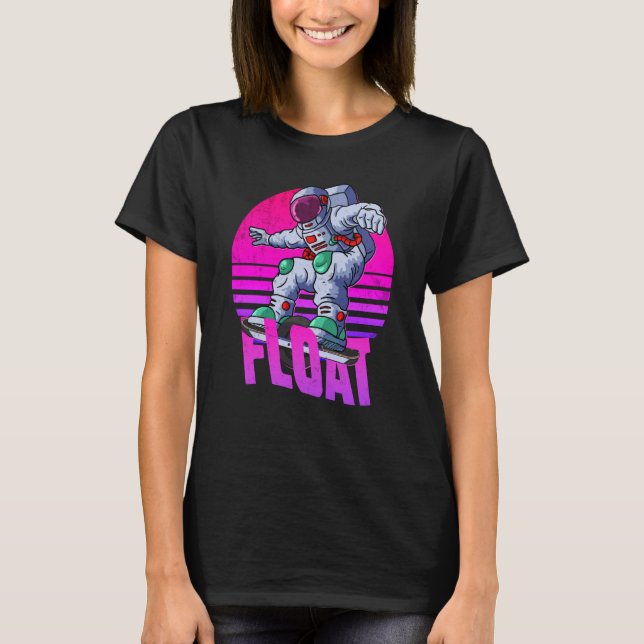 T-shirt astronaut Onewheel eskate Float owner onewheel   2 (Devant)