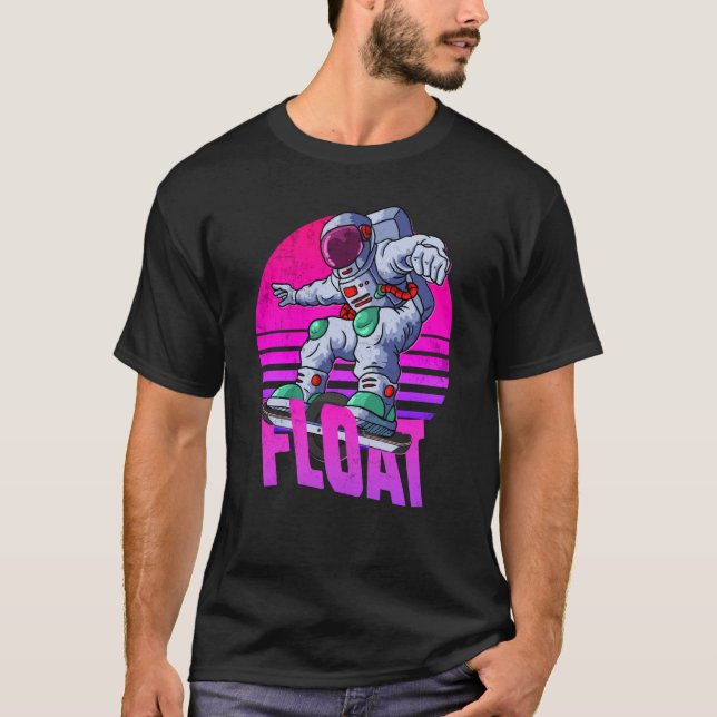 T-shirt astronaut Onewheel eskate Float owner onewheel   2 (Devant)
