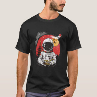 T-shirt Astronaut Ramen Space Astronaut Eating Ramen Pagod