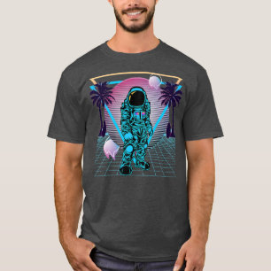 T-shirt Astronaut Rétro Vaporwave 80s esthétique