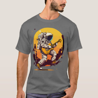 T-shirt Astronaut Rock Star