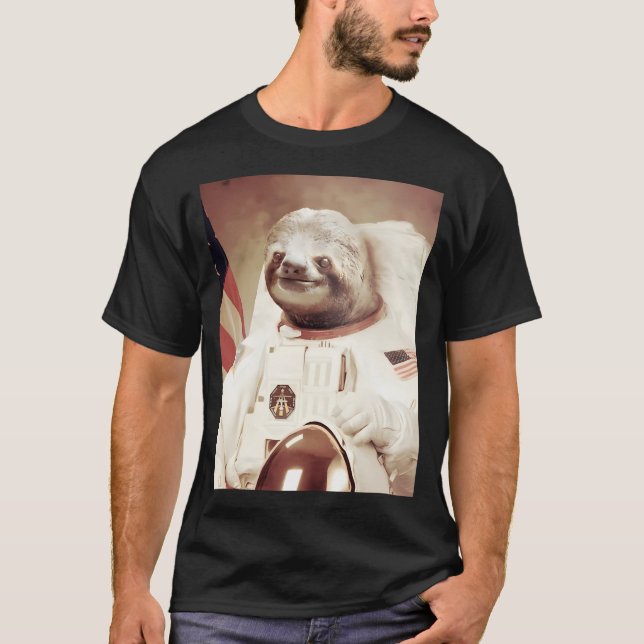 T-shirt Astronaut Sloth (Devant)