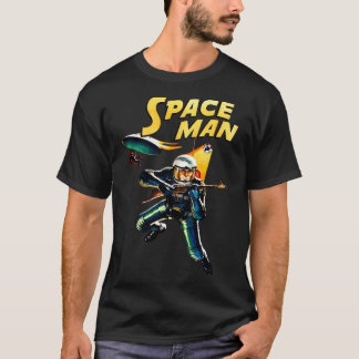 T-shirt Astronaut Vintage vaisseau spatial science fiction