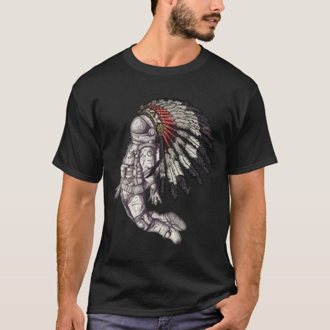 T-shirt Astronaute amérindienne (Devant)