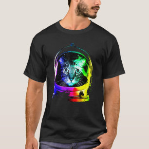 T-shirt Astronaute Cat Space Cat For Men Women Kids