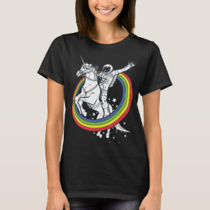 T-shirt Astronaute chevauchant une licorne