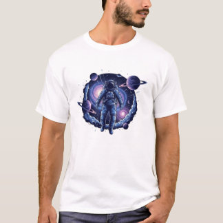 T-Shirt Astronaute Cosmique | Espace Galaxie Surré