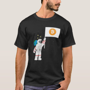 T-shirt Astronaute Crypto Cryptomonnaies Commerçant de Cry