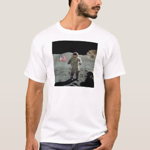 T-shirt Astronaute d'Apollo 17 dans la vallée de Littrow