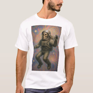 T-shirt Astronaute de base du squelette