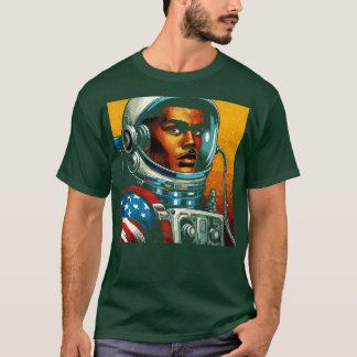 T-shirt Astronaute de la bande dessinée en style Art