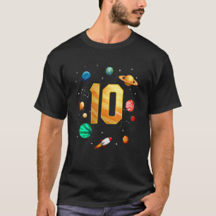 T-shirt Astronaute de l'espace extra-atmosphérique 10e ann