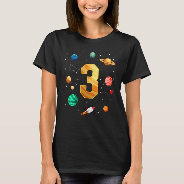 T-shirt Astronaute de l'espace extra-atmosphérique 3e anni (Devant)