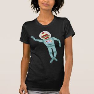 T-shirt Astronaute de singe de chaussette