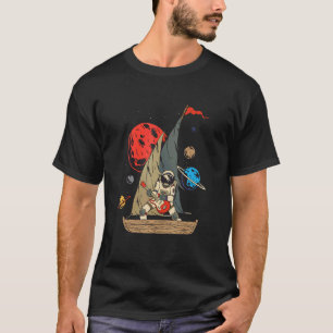 T-shirt Astronaute Drifter jouant du guitariste rockstar m