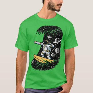 T-shirt Astronaute du surf spatial