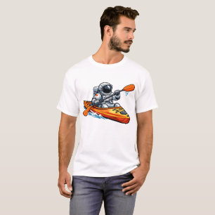 T-shirt . Astronaute en kayak