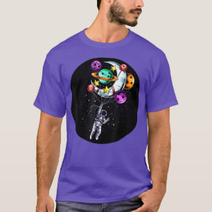 T-shirt Astronaute Espace Spaceman Lune Mars Balloons Plan
