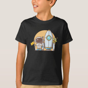 T-Shirt Astronaute Fusée Alien