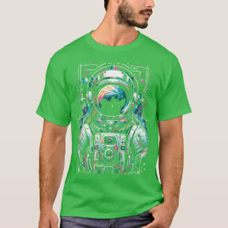 T-shirt Astronaute futuriste