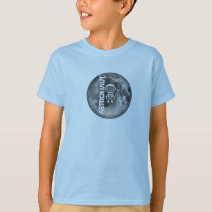 T-Shirt Astronaute Lune • Graphisme d'Explorateur