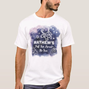 T-shirt Astronaute Planètes spatiales Père de famille d'an