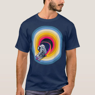 T-shirt Astronaute skateboard In Galay Skate Rainbow Skate