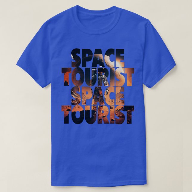 T-shirt Astronaute spatial de l'espace extra-atmosphérique (Design devant)